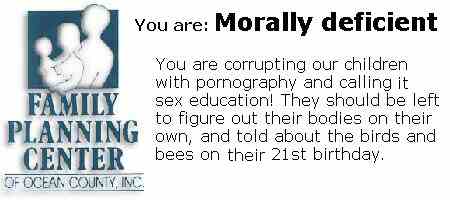 morally deficient